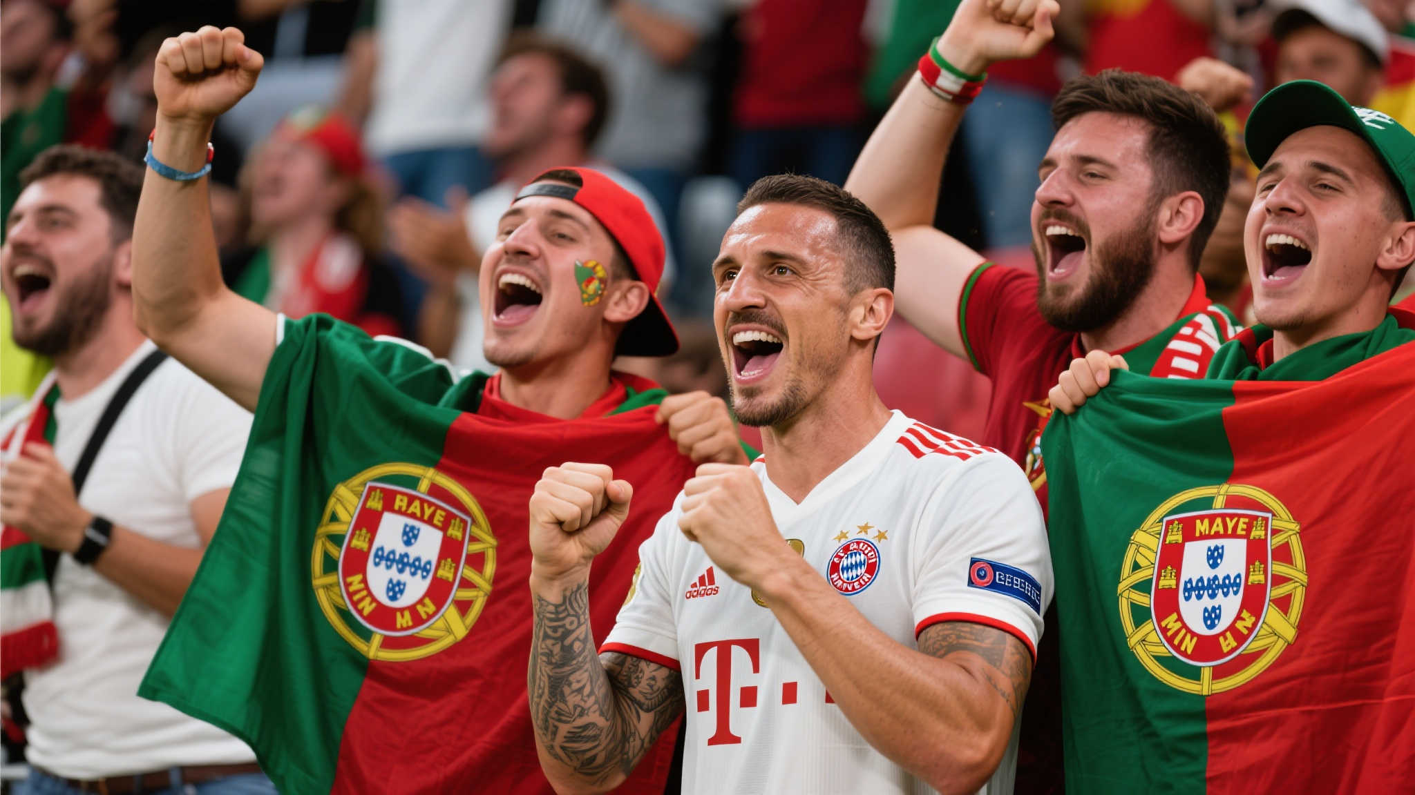 在很多体育现场或周边活动中，球迷和偶像之间通常会产